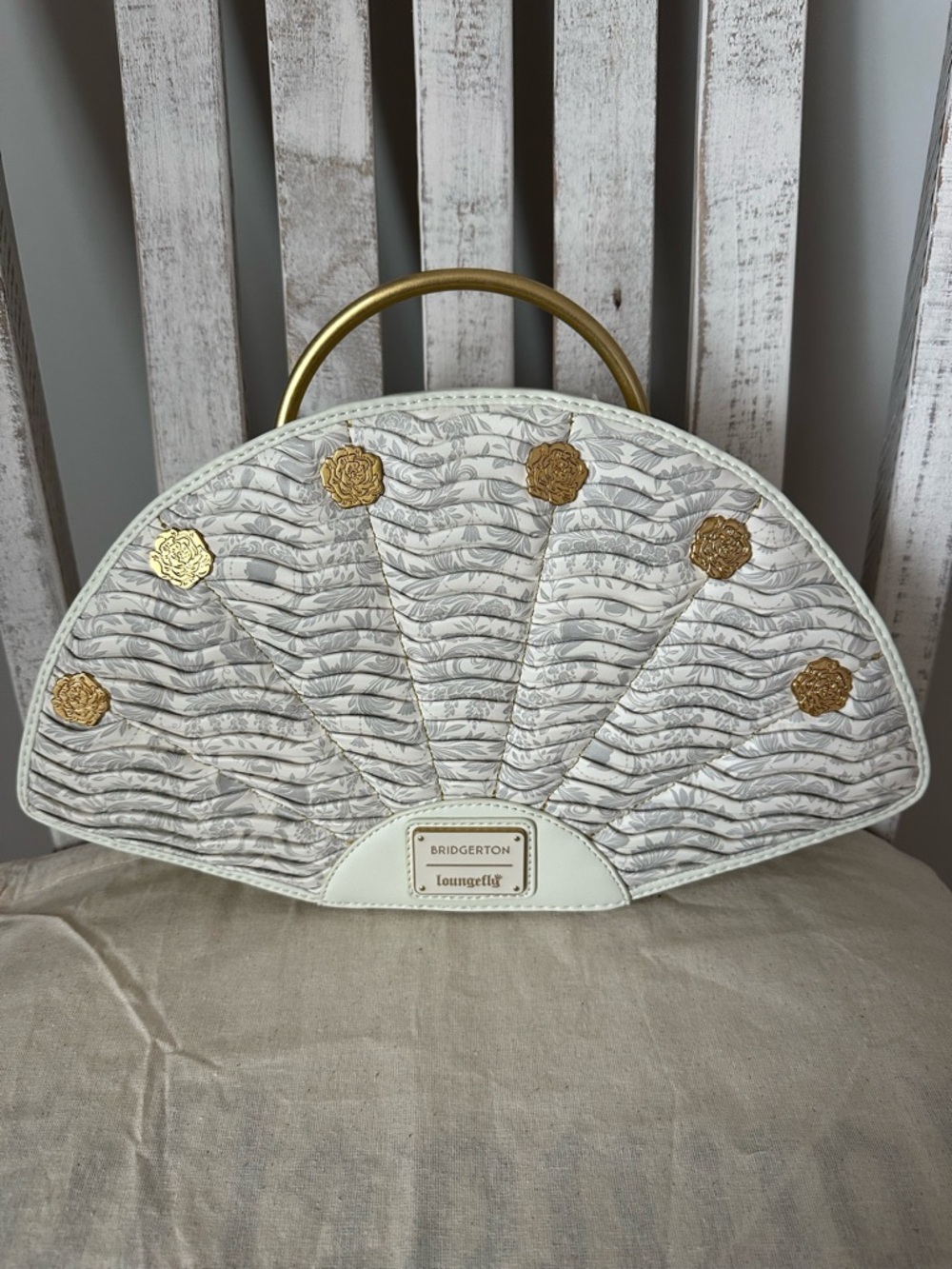 Loungefly Bridgerton Figural Fan Handbag